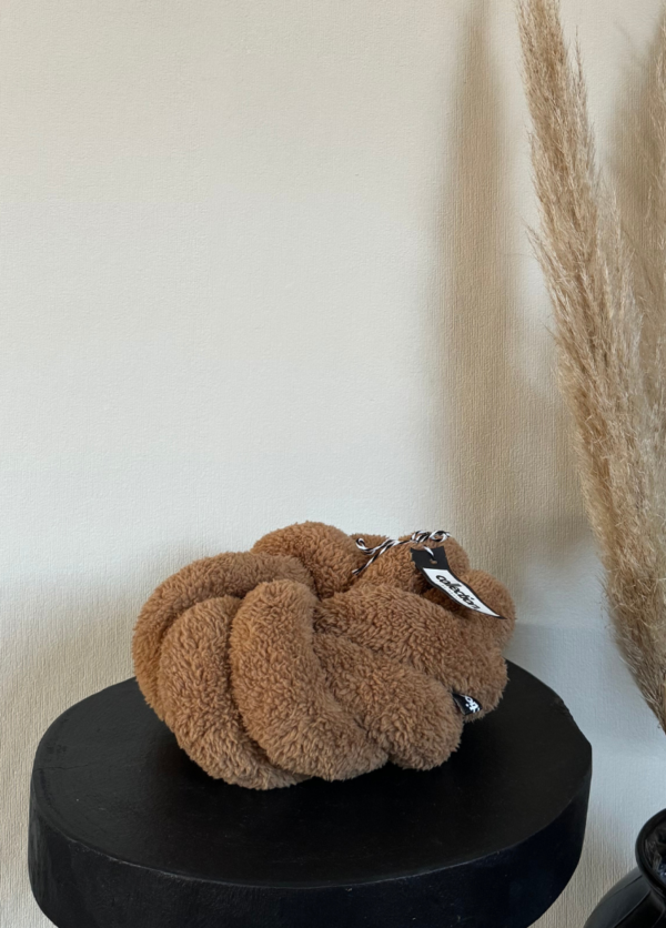 Swirl-Knotenkissen Gr. M, Teddy, alle Farben – Bild 2